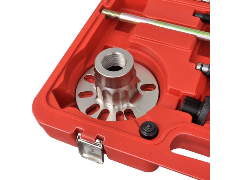  Coffret d’extracteur de moyeu de roue hydraulique 10 tonnes voiture auto garage atelier outils 02_0004184  - Conforama E