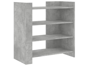 Buffet - bahut - meuble de rangement gris béton 73,5x35x75 cm bois d'ingénierie