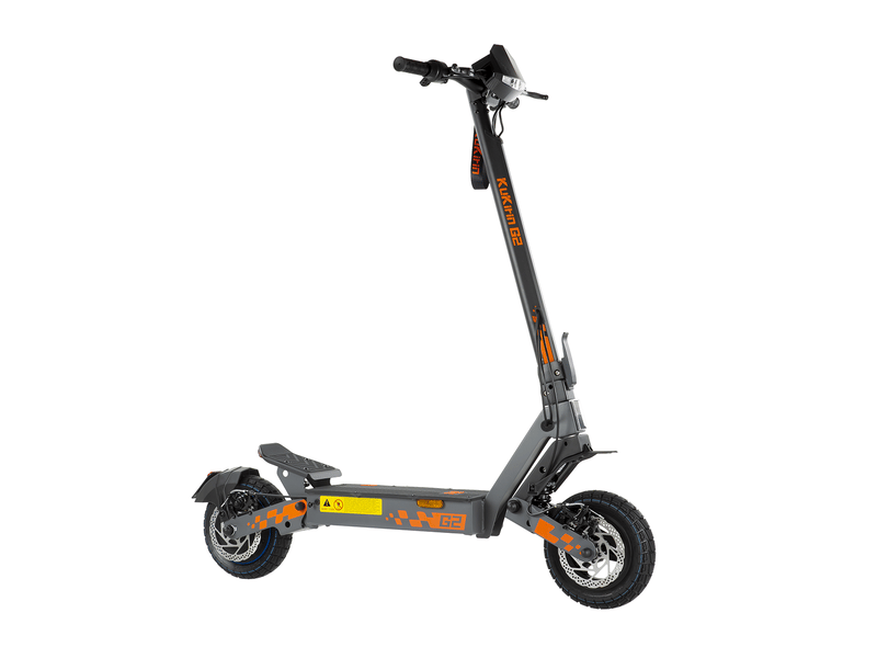 Trottinette électrique pliable kukirin g2, autonomie 65km, pneus 10, max 25 kmh, noir  - Conforama D