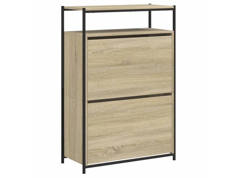  Meuble à chaussures, armoire à chaussures chêne sonoma 0  - Conforama D