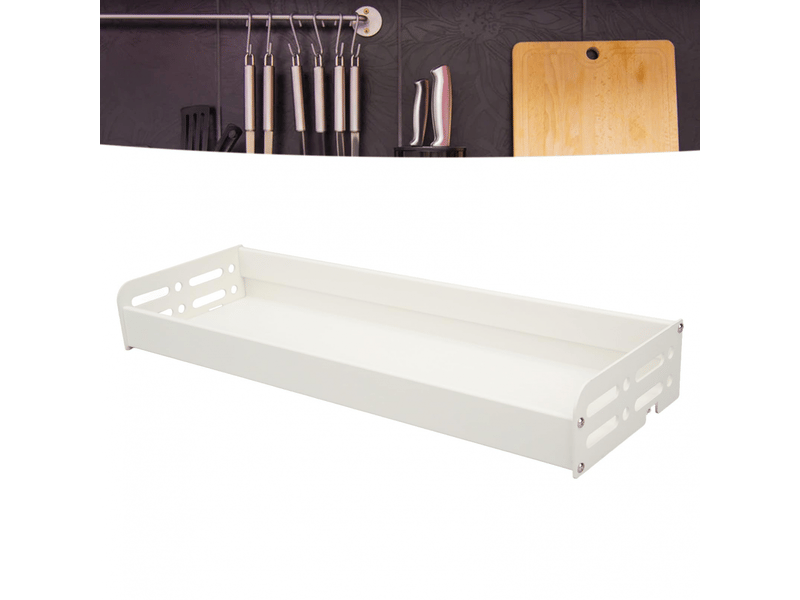 Étagère de rangement murale pour assaisonnements de 40 cm, étagères de douche amovibles, support de rangement multifonctionnel pour salle de bain - Conforama C