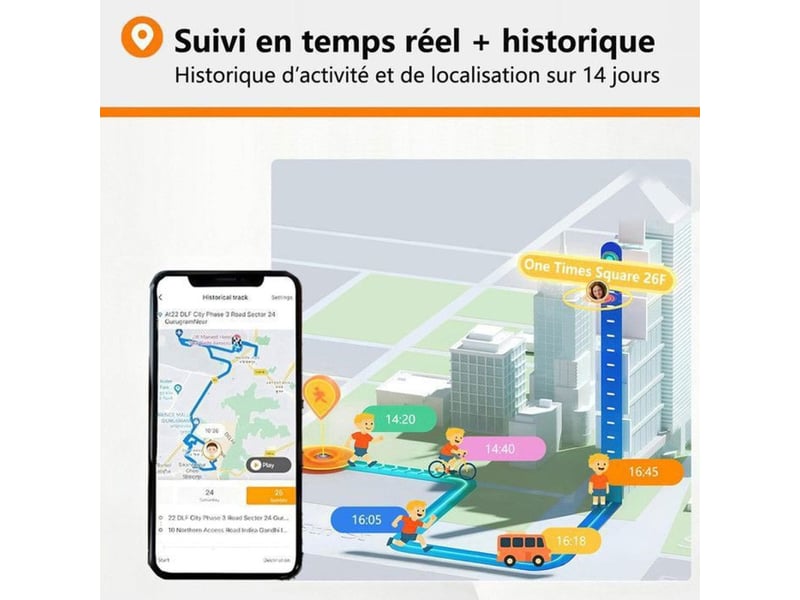  Montre connectee enfant 4g x10 argent gps appels video sos ip68 406806_AABMM16930_6_DROPFR - Conforama D