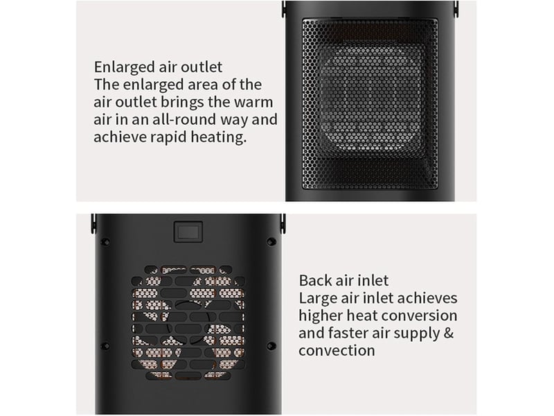  Panneau rayonnant électrique 1500 w noir  - Conforama D