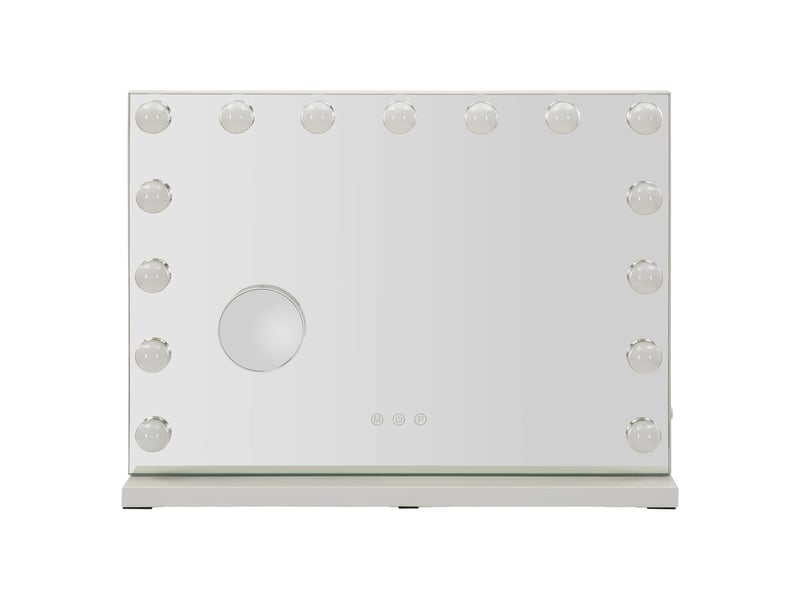  Mirroir galiseri, ampoules incluses, 61x47h cm transparent Galiseri - Conforama D