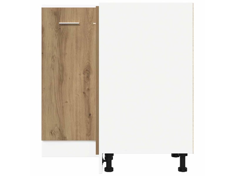  Meuble de cuisine lyon chêne artisanal 75,5x75,5x81,5cm bois d'ingénierie  - Conforama D