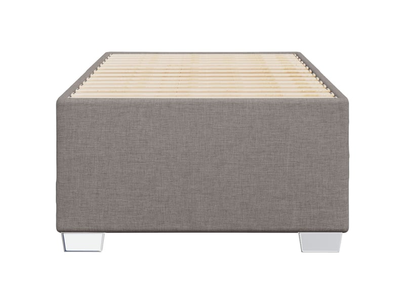  Lit simple- lit adulte -  cadre de lit sans matelas taupe 80x200 cm tissu  - Conforama C