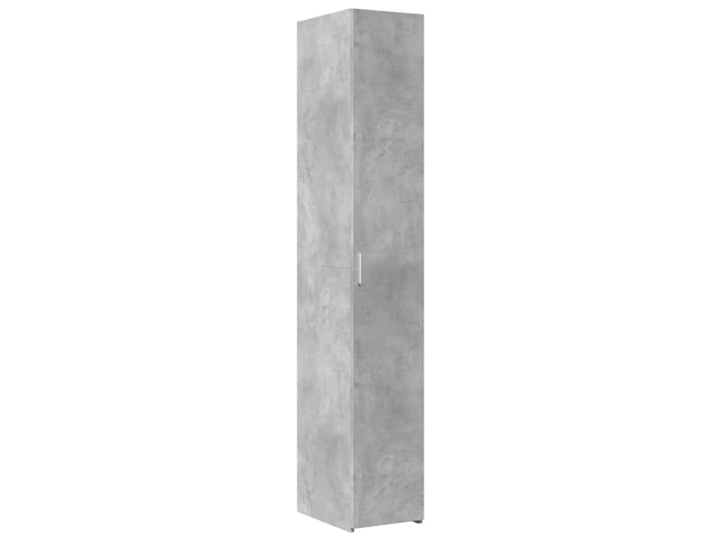  Buffet haut - bahut - meuble de rangement gris béton 30x42,5x185 cm bois d'ingénierie  - Conforama A