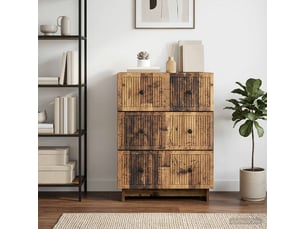 Armoire de rangement bureau, armoire à tiroirs 66 x 34,5 x 90 cm bois d'ingénierie shl7195