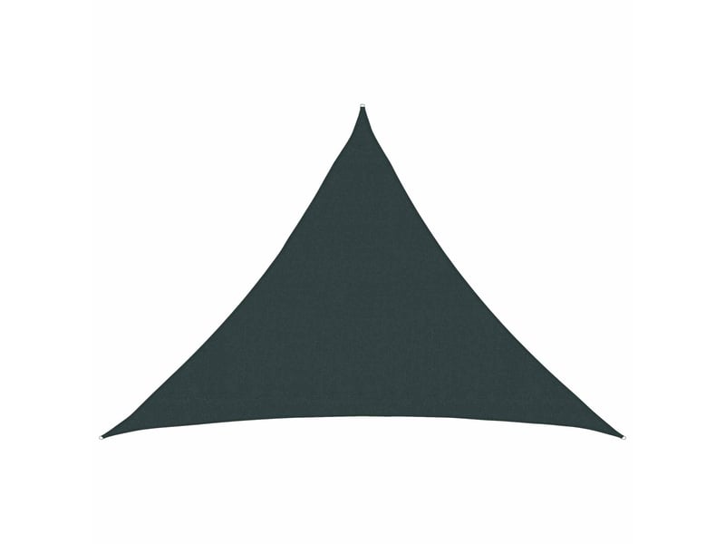  Voile d'ombre - voile d'ombrage - voile parasol 7 x 5 x 5 m hdpe triangulaire vert foncé  - Conforama B