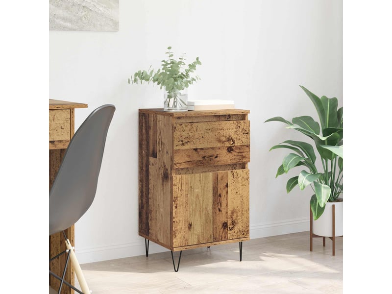  Buffet - bahut - meuble de rangement bois ancien 35 x 40 x 70 cm bois d'ingénierie  - Conforama B