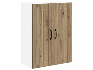 Meuble haut cuisine | armoire de cuisine chêne artisanal 60 x 31 x 80 cm