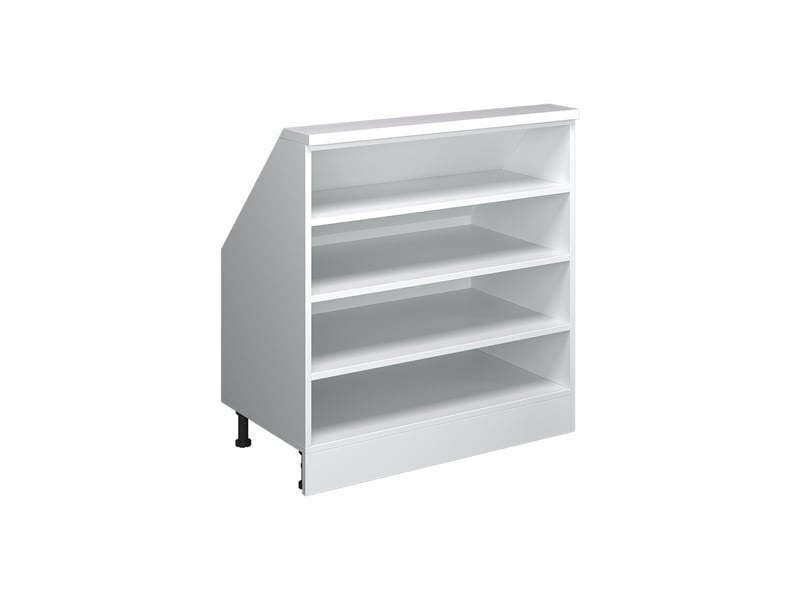  Vicco meuble sous pente, blanc, 80cm avec 4 compartiments  - Conforama A