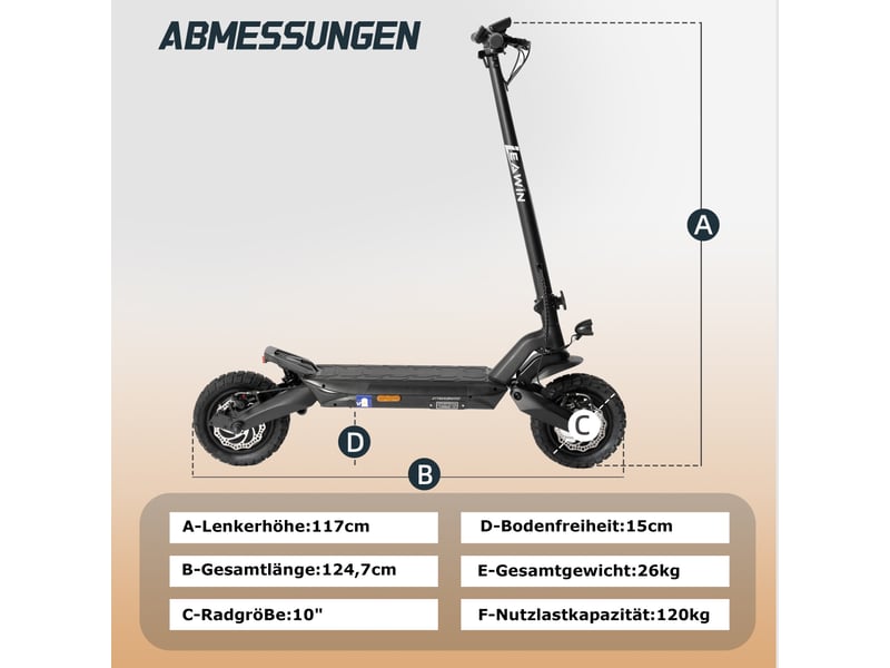  Trottinette électrique pliable 10 500 w 48 v 720 wh, autonomie 80 km  - Conforama C