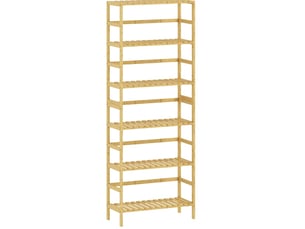 Bibliotheque coloris naturel 6 étagère(s) BEAUNIV - 26 cm x 161 cm