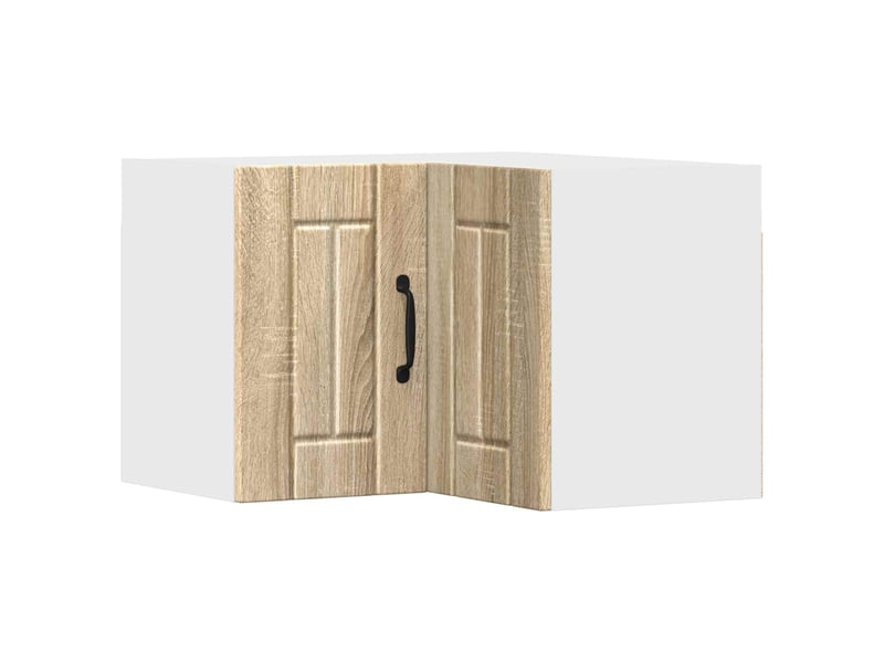 Meuble mural de cuisine, armoire d'angle cuisine lucca chêne sonoma 57x57x40cm - Conforama A