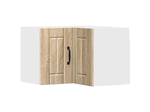Meuble mural de cuisine, armoire d'angle cuisine lucca chêne sonoma 57x57x40cm