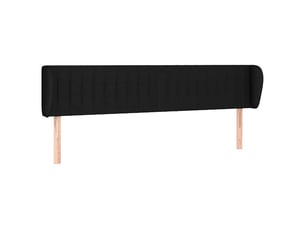 Tete de lit A poser largeur 183 cm   noir