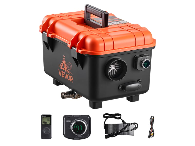  Vevor chauffage diesel 8 kw 4 l - réchauffeur de stationnement 12 v24 v et 220 v pour camping-car et camion XMZ-TB30 - Conforama A