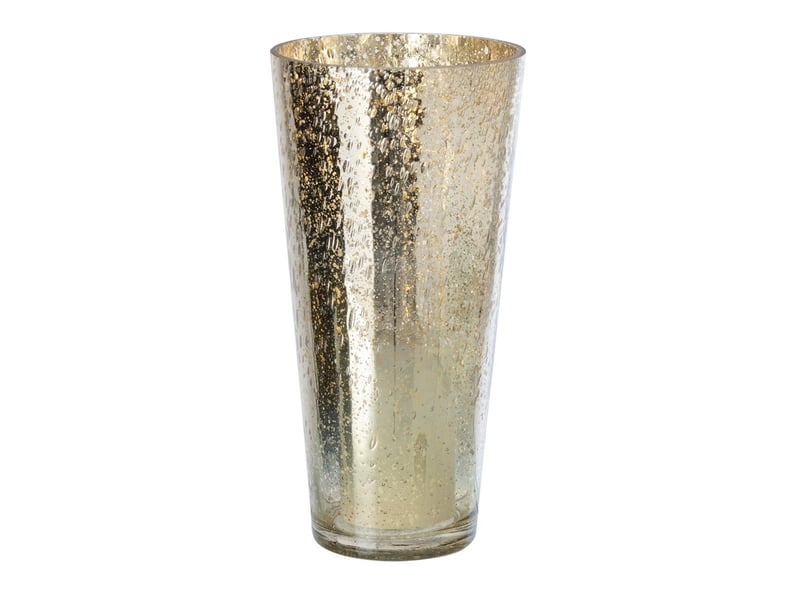  Photophore design en verre ember 30cm argent  - Conforama A