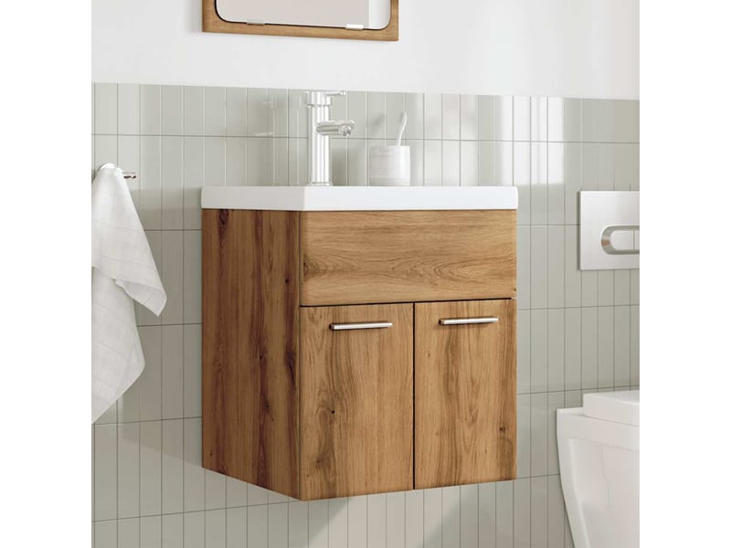 Ensemble de meubles salle de bain 2 pcs bois d'ingénierie cf63914 - Conforama C