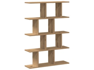 Étagère cube murale 12 compartiments chêne artisanal cf41337