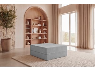 Pouf / repose pied <strong>CASANOVA</strong> <strong></strong> gris