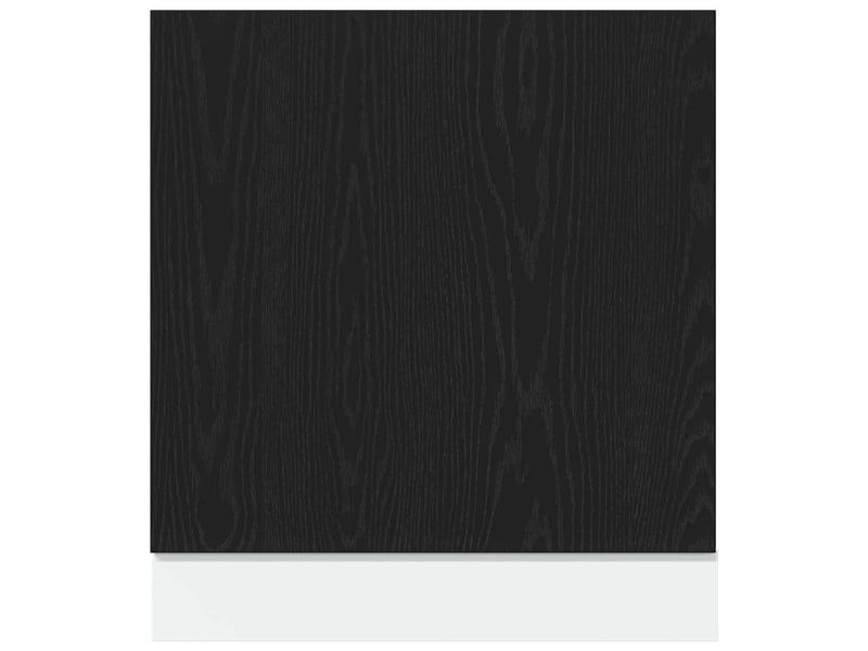  Panneau de lave-vaisselle lyon en chêne noir 60x1,5x67 cm bois d'ingénierie  - Conforama D