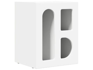 Table de chevet - cabinet de chevet - table de nuit elst blanc 40 x 35 x 50 cm bois d'ingénierie