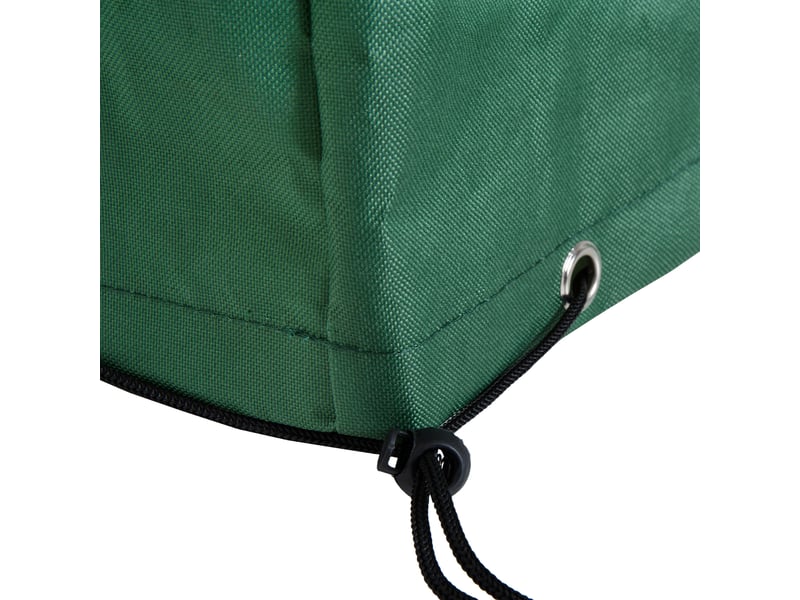 Housse de protection mobilier de jardin 135x135x75 cm – verte – oxford 600d imperméable et résistante aux uv - Conforama E