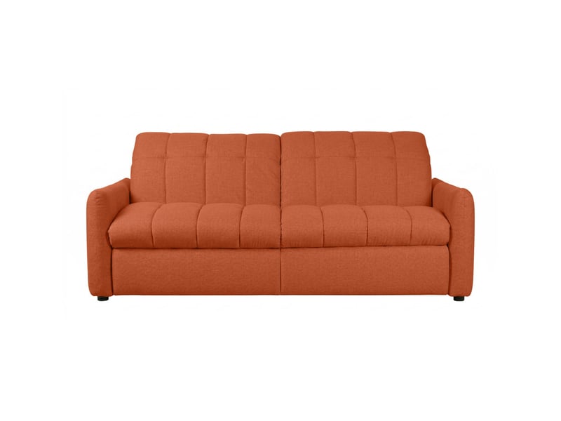  Canapé roma 2 places convertible avec relax électrique en tissu - terracotta ROMA - Conforama A