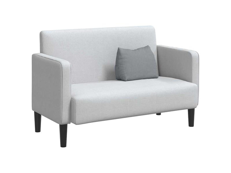  Coussin de dos, coussin de dossier gris clair 45 x 20 x 35 cm tissu cf54669  - Conforama C