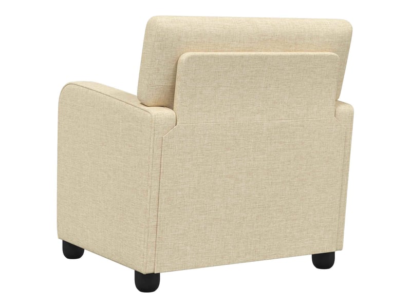  Vidaxl fauteuil crème tissu  - Conforama E