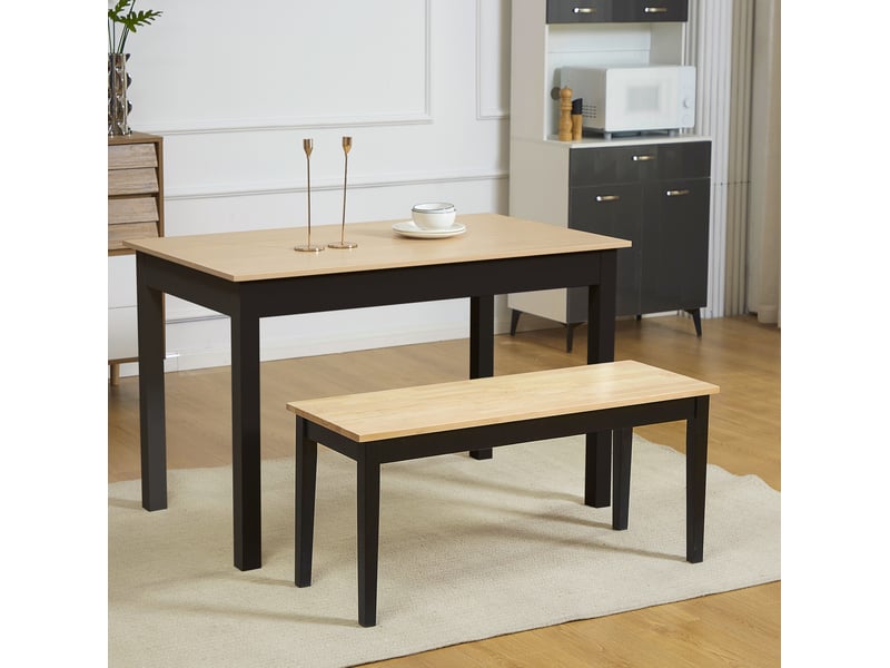  Banc 2 places modenvie en bois de pin 102 x 36 x 45 cm naturel  - Conforama B