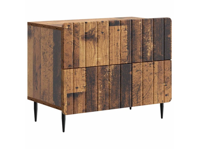  Table de chevet - cabinet de chevet - table de nuit bois ancien 62 x 34,5 x 49,5 cm  - Conforama A