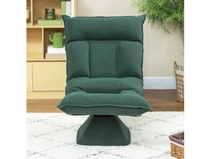 Fauteuil relax manuel <strong>MODENVIE</strong> Polyester vert
