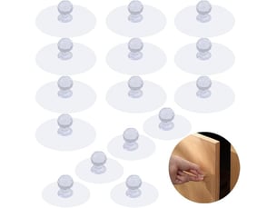 Jeu de 15 poignées auxiliaires sans perçage, poignées adhésives pour tiroirs de cuisine et fenêtres