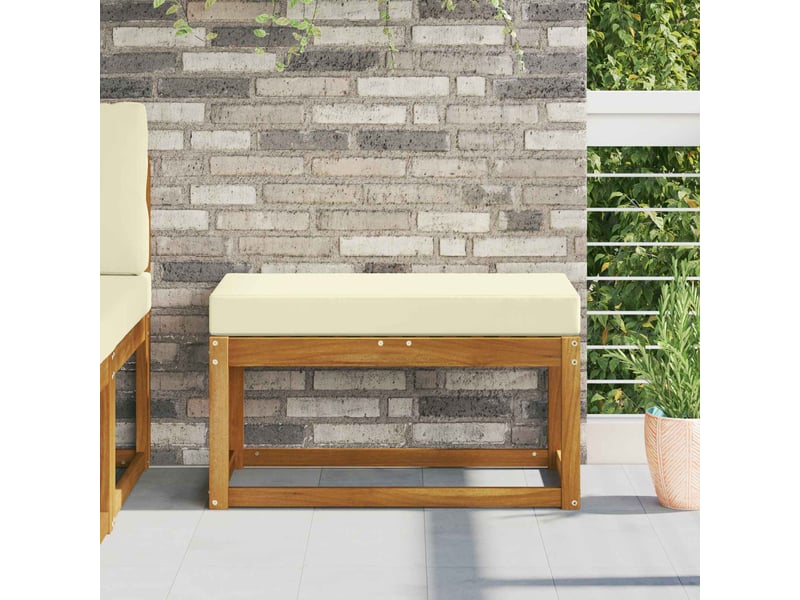  Coussin de siège, coussin d'assise d'extérieur 100 % polyester crème cf55806  - Conforama B