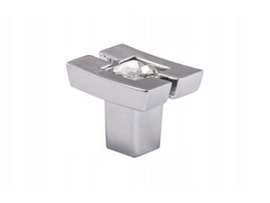 Puerta cromada para muebles aks 24x18mm