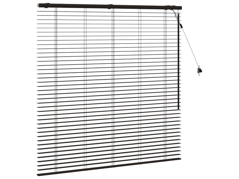 Store vénitien, store de fenêtre marron foncé 135 x 130 cm 35 mm cf47974 - Conforama C
