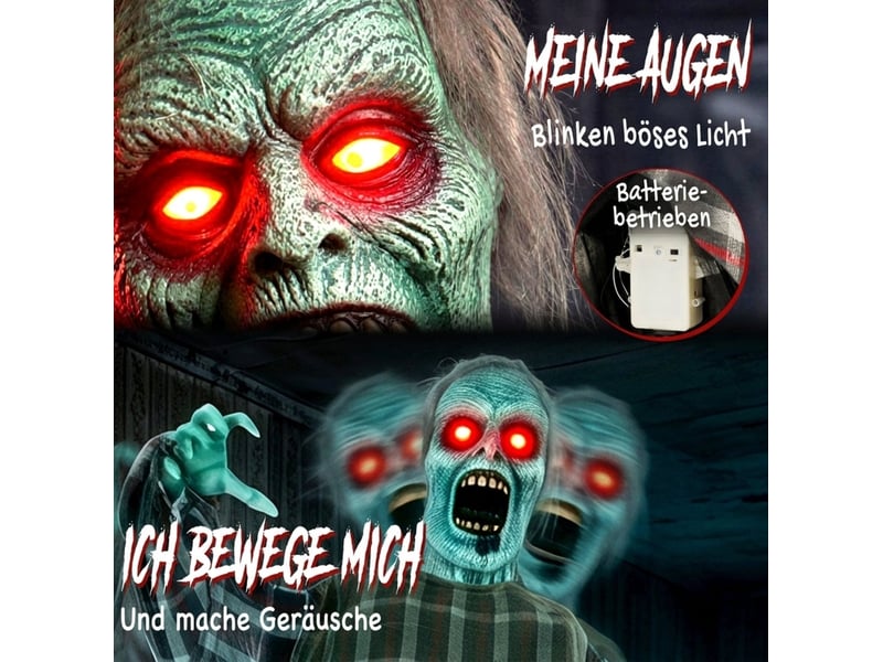  Décoration halloween zombie animé 170 cm evryae  - Conforama C