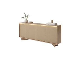 Buffet 4 porte(s) DMORA Hataga - 204 cm coloris marron