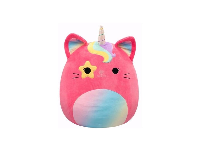  Peluches licorne chat sienna 50 cm yeux etoiles rose SQU0191726093053 - Conforama A
