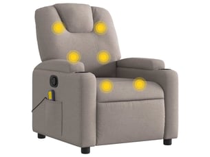 Fauteuil fixe Polyester taupe