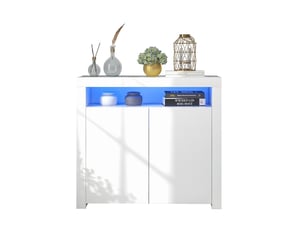 Buffet 2 porte(s) LPOSPI - 108 cm coloris blanc