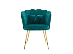 Fauteuil fixe   Velours vert vendu A l'unité