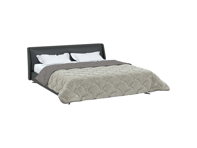  Duvet d'hiver - couette 200 x 240 cm hiver - couette gris clair respirant  - Conforama C