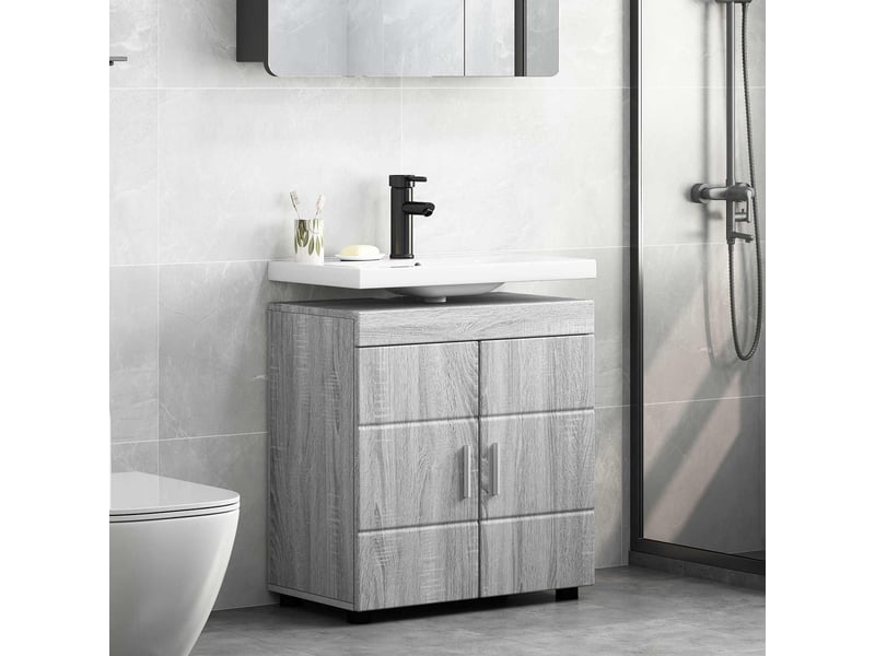 Ensemble d'armoire de salle de bain tulum gris sonoma cf62987 - Conforama B