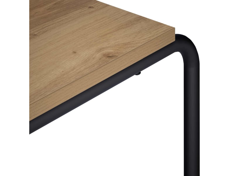  Meuble tv moderne, banc tv 80x35,5x42 cm chêne artisanal bois d'ingénierie  - Conforama E