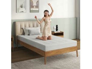 Matelas 120x200 cm MIVRAY    Mousse + mémoire de forme soutien Medium épaisseur 16 cm
