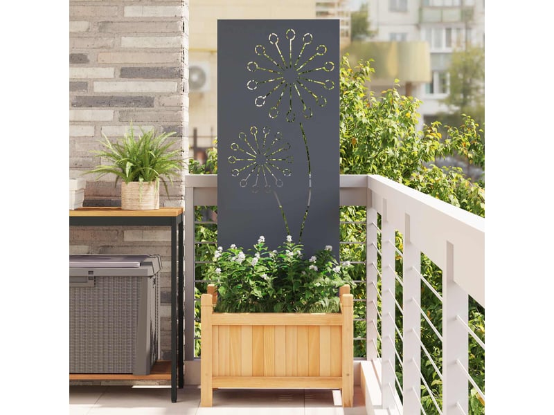  Vidaxl écran de confidentialité de jardin anthracite 50 x 140 cm  - Conforama B